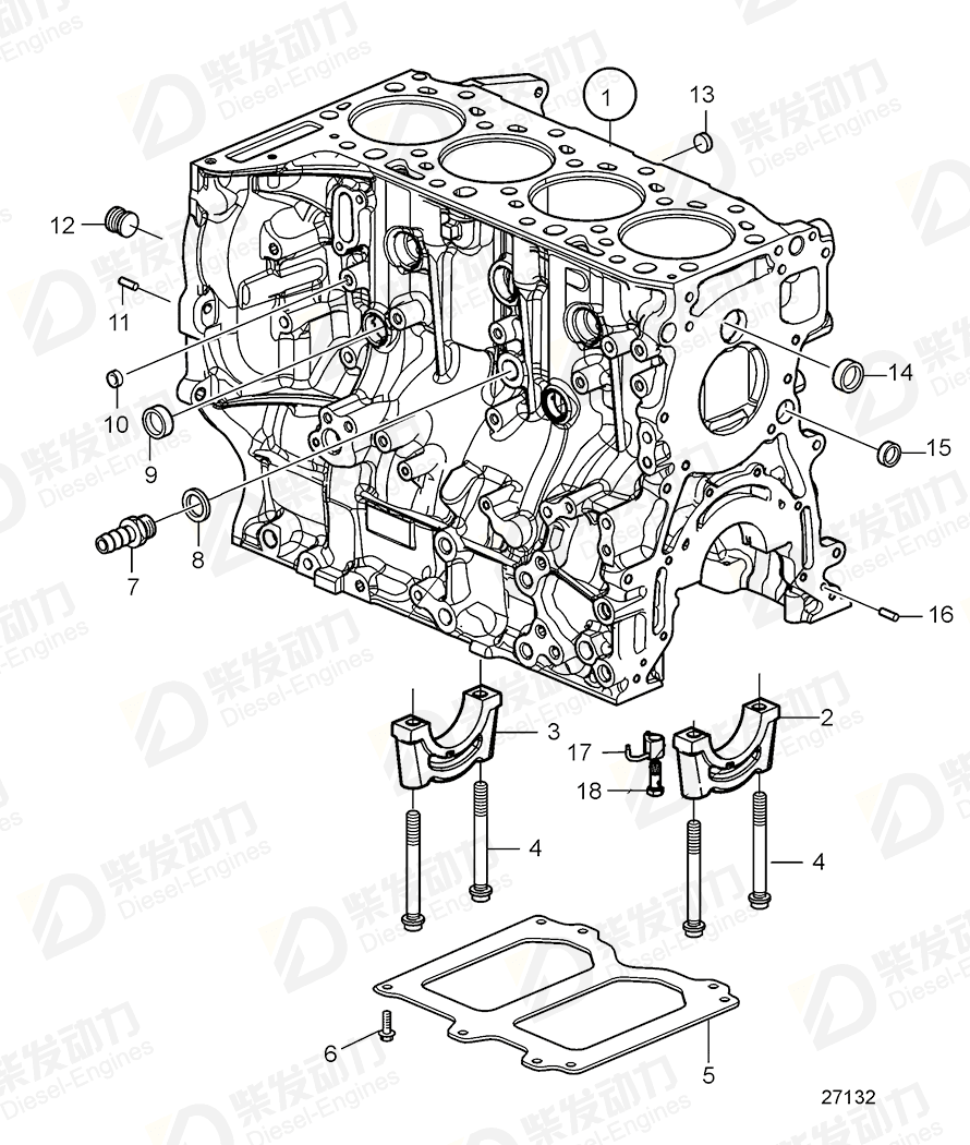 VOLVO Plug 996110 Drawing